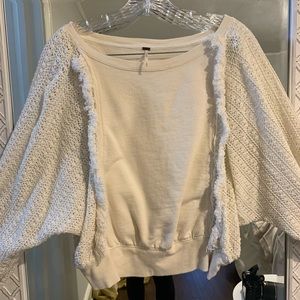 Free People scoop neck sweatshirt
